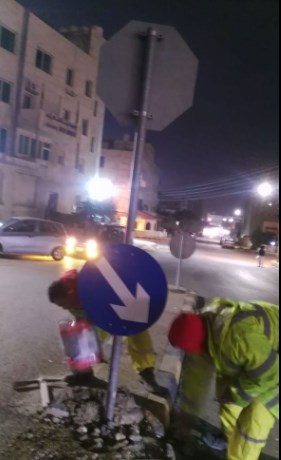 أمانة عمان تواصل تعزيز السلامة المرورية