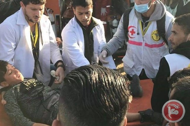 14 اصابة بمسيرات العودة على الشريط