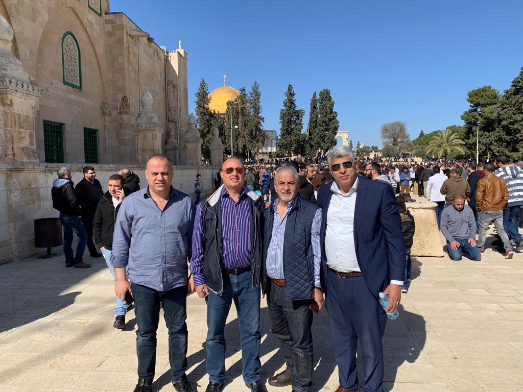 وفد من عمان الأهلية يزور القدس