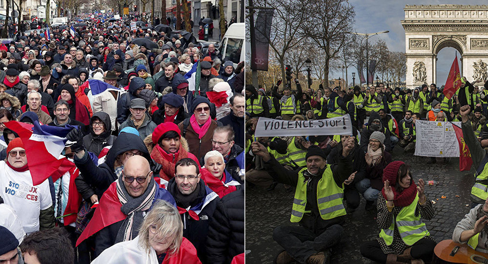 بين «الأصفر» و«الأحمر» انقسمت فرنسا وضاع
