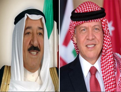 الملك يهنئ أمير الكويت