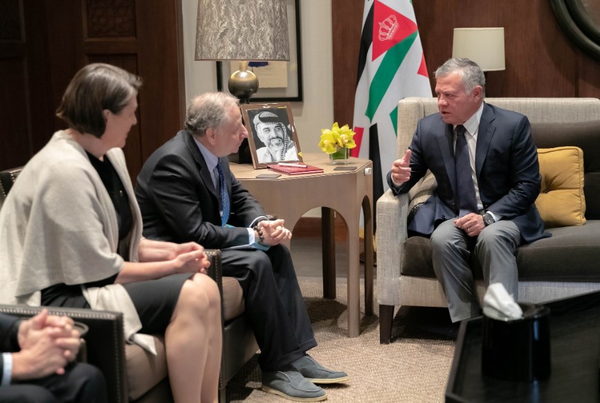 الملك يستقبل المبعوث الخاص للأمم المتحدة