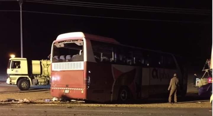 وفاة معتمر أردني وإصابات بتصادم حافلة