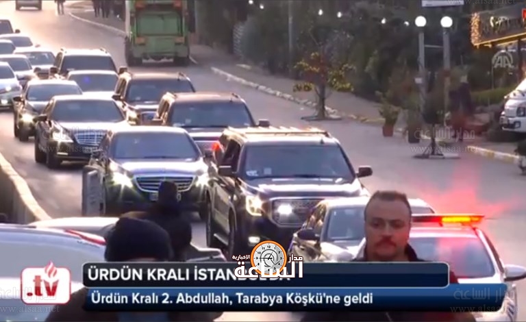 الملك يصل إلى قصر ترابيا الرئاسي