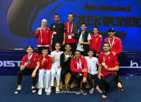 7 ميداليات للأردن ببطولة الفجيرة للتايكواندو