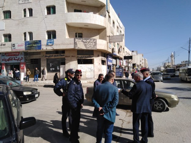 خطة مروريه جديده في مادبا