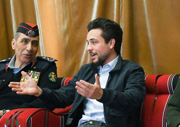 ولي العهد يزور مديرية الأمن العام