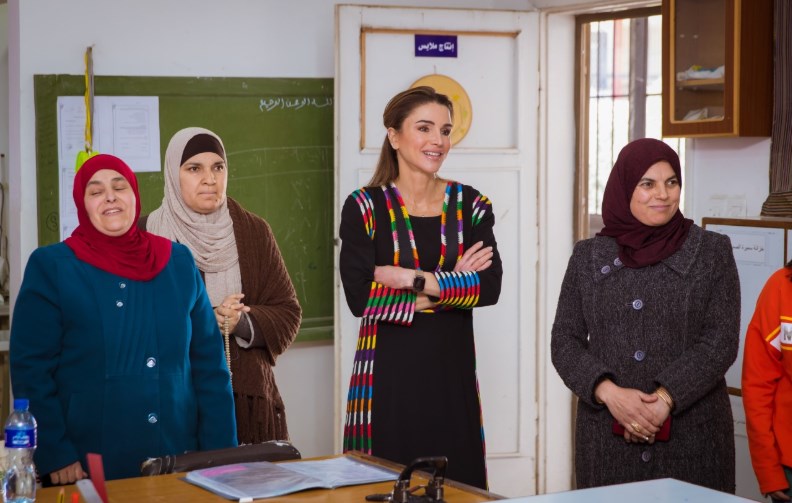 الملكة تزور جرش (صور)