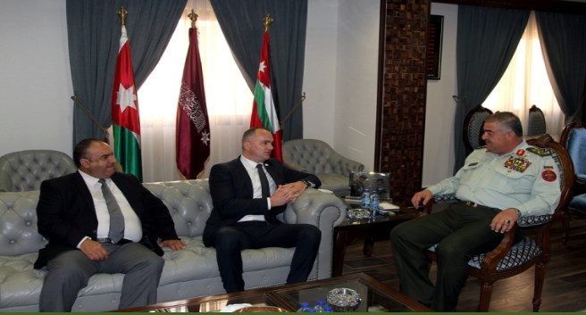 فريحات يستقبل مدير المعهد الديمقراطي الوطني