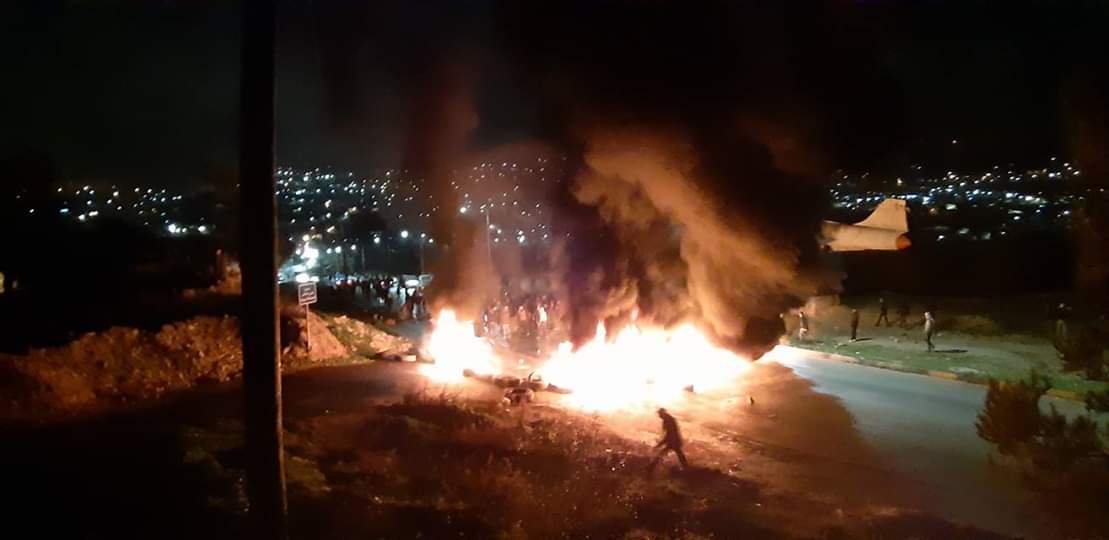 تجدد إطلاق النار في عنجرة (صور)