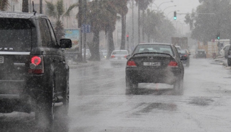 حالة الطرق في المملكة لغاية الساعة