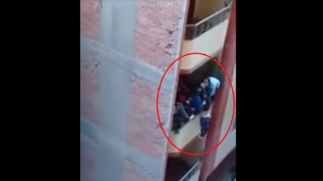 مصر.. شاب يلقي عروسه من شرفة