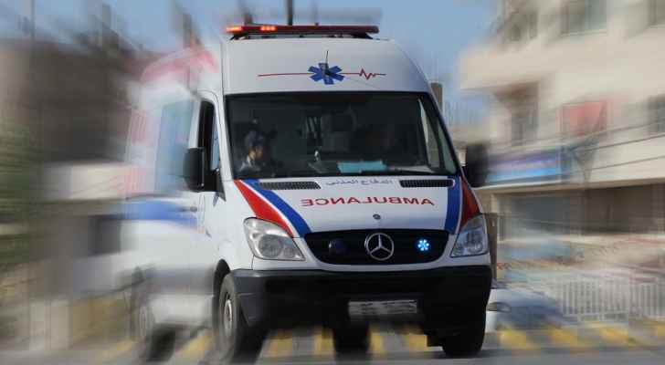 6 إصابات بحادث تصادم في جرش