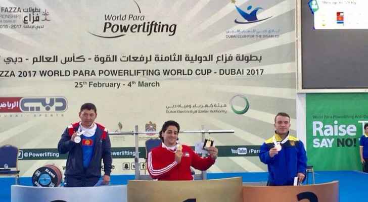 ذهبية ثانية للأردن في بطولة فزاع