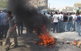 أعمال شغب بعد حملة امنية بعجلون