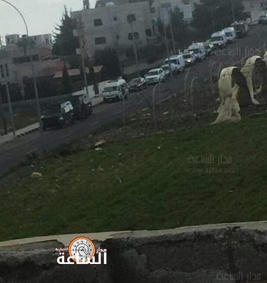 سلاح الهندسة والامن والدرك يمسحون منطقة