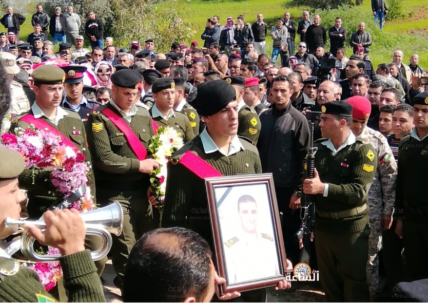 تشييع جثمان الشهيد الرائد سعيد الذيب