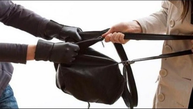 مجهولان يخطفان حقيبة سيدة في أبو