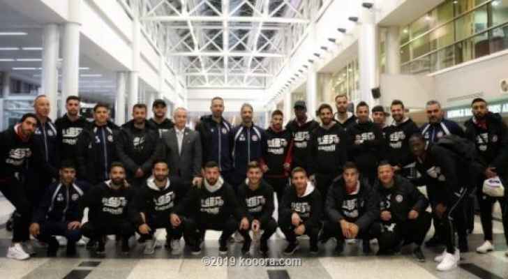 بعثة النجمة اللبناني تطير للأردن