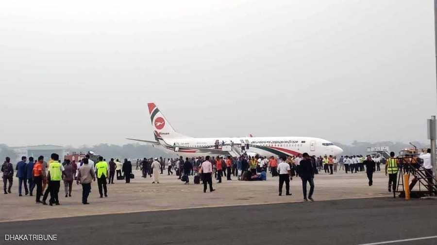 محاولة خطف طائرة متجهة لدبي