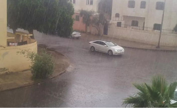 امطارا غزيرة في الطفيلة و معان