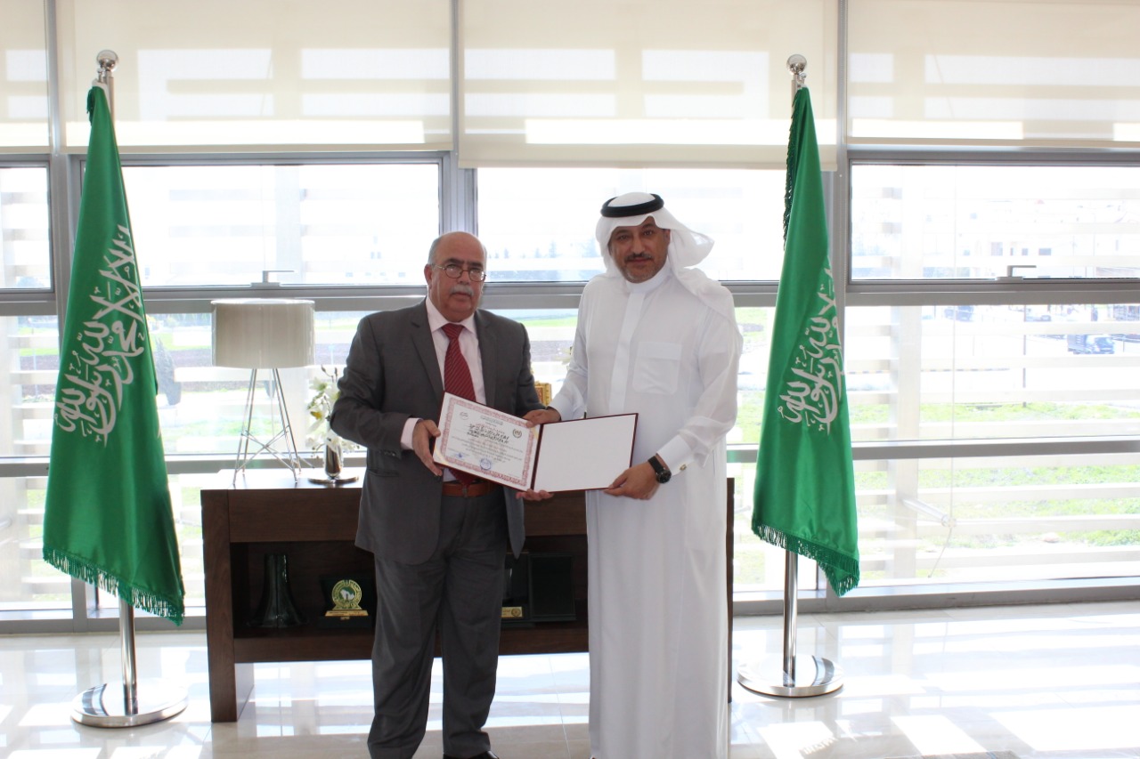 سفير السعودية يستقبل رئيس منتدى الرمثا