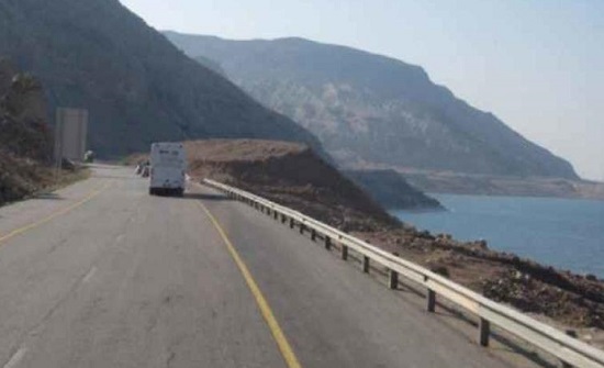 إغلاق طريق البحر الميت العقبة