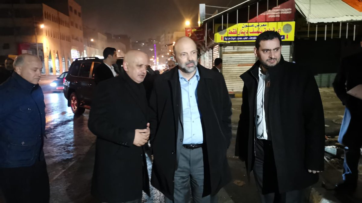 الرزّاز يتفقد وسط عمّان (صور)