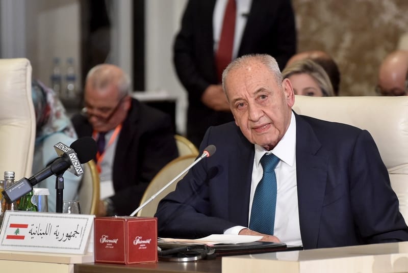 رئيس مجلس النواب اللبناني ينعى المشروع