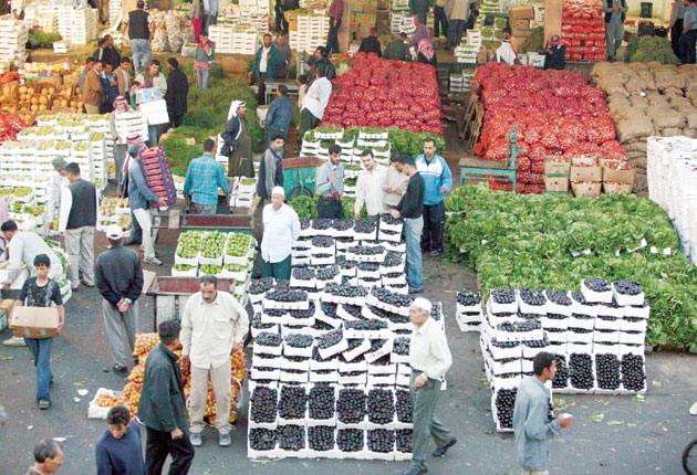 أسعار الخضار والفواكه اليوم