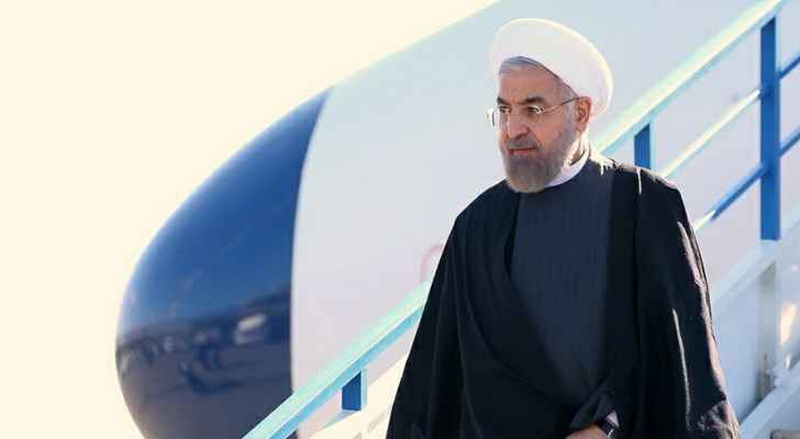 الرئيس الإيراني حسن روحاني يصل إلى