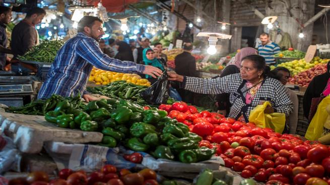 غلاء الأسعار يرفع التضخم في الأردن