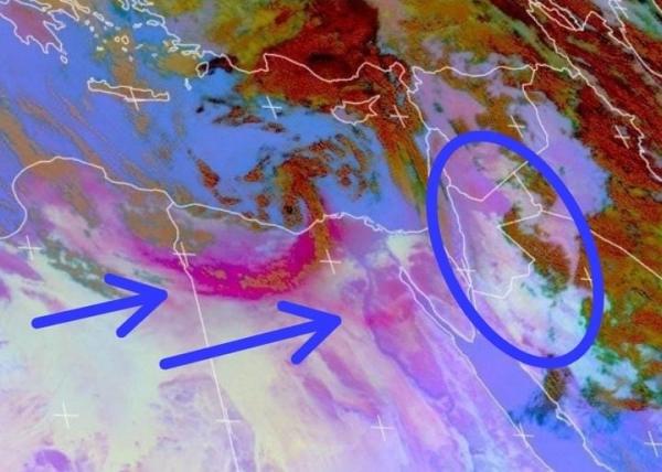 ادارة الازمات: غبار كثيف يتحرك باتجاه