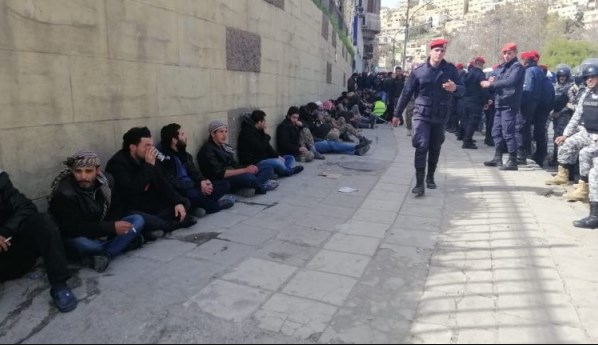 انتهاء اعتصام شباب معان المتعطلين عن