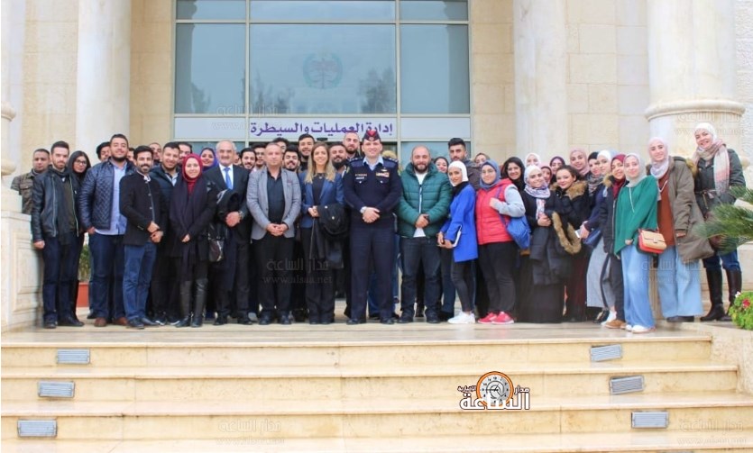 مشاركو «سفراء 911» من جامعة البترا