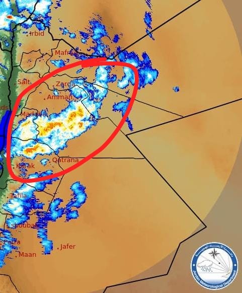 إدارة الازمات تحذر سكان جنوب عمّان