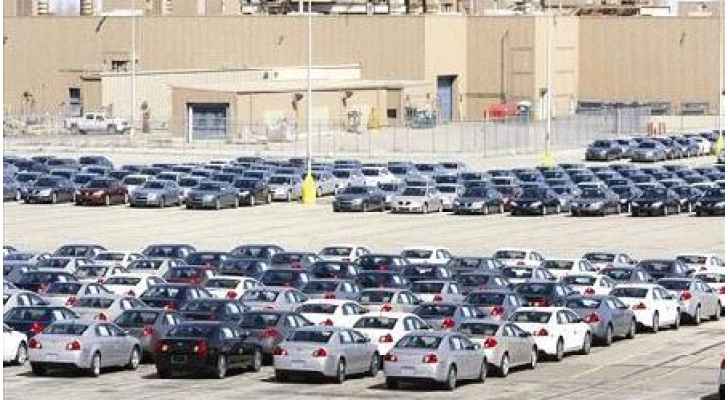 نشاط في حركة المركبات المصدرة للخارج