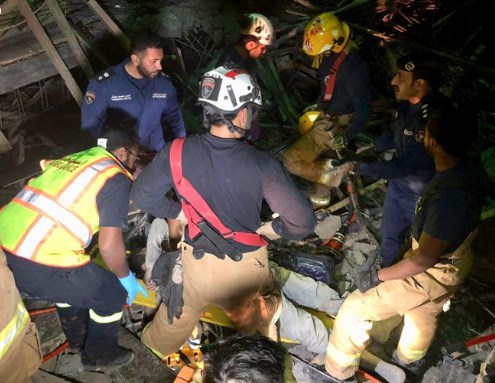 الخارجية: لا اردنيين بحادثة انهيار سقف