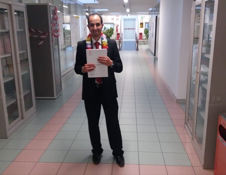 تهنئة بمناسبة الدكتوراة الى الدكتور حيدر