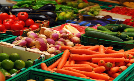 500 طن واردات سوق العارضة للخضار