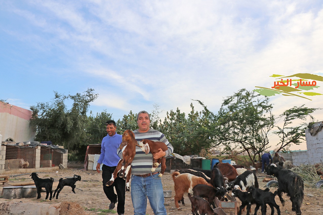 اطلاق مشروع ’تربية الماعز‘ لصالح شاب