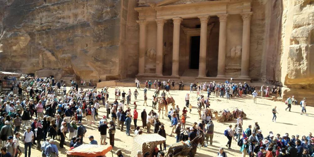 ارتفاع أعداد السياح الأجانب في الأردن