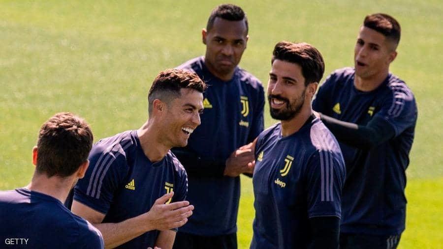 رونالدو يعود إلى تدريبات اليوفي