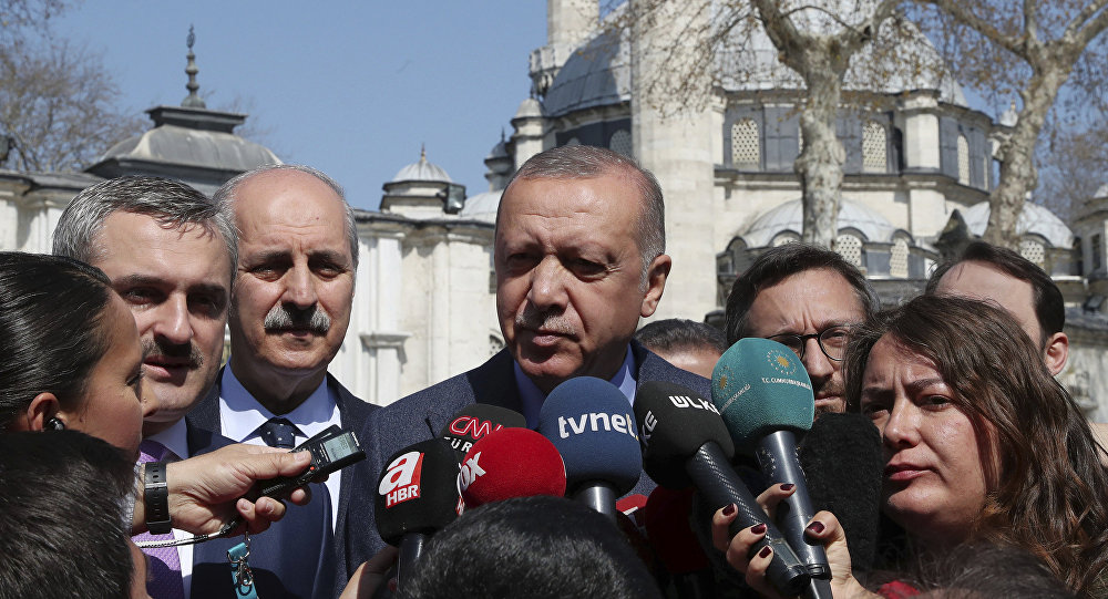 أردوغان يطالب بإلغاء انتخابات إسطنبول