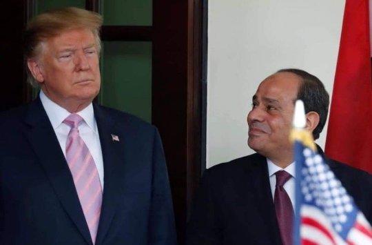 صورة للسيسي مع ترامب تثير التندر