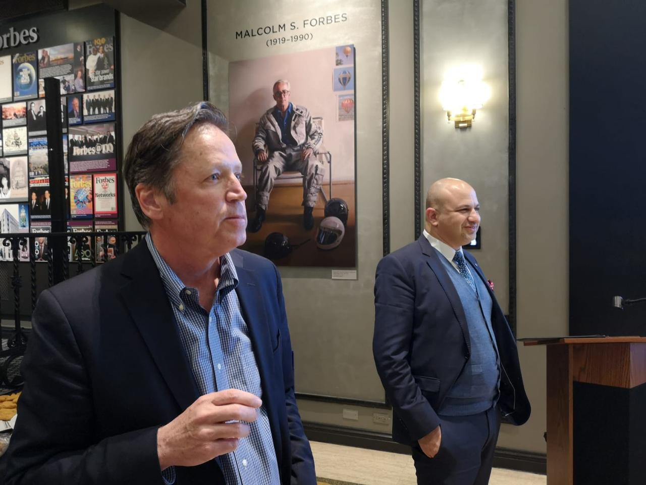 مجلة فوربس العالمية تستضيف الغرايبة