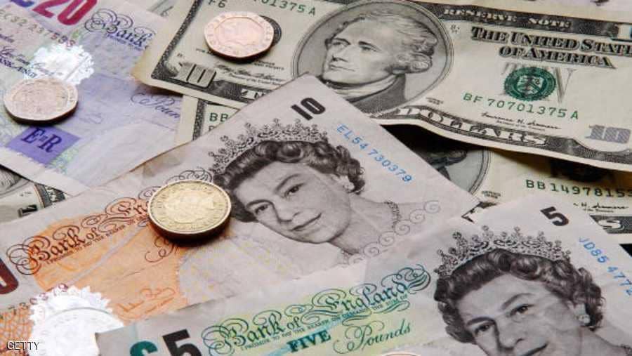 ارتفاع الاسترليني امام الدولار