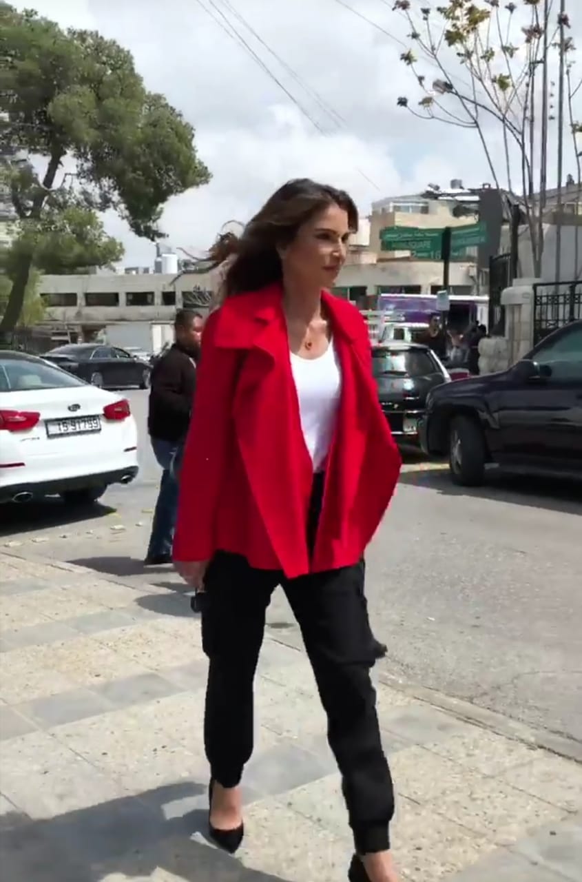 الملكة رانيا في اللويبدة.. ماذا فعلت