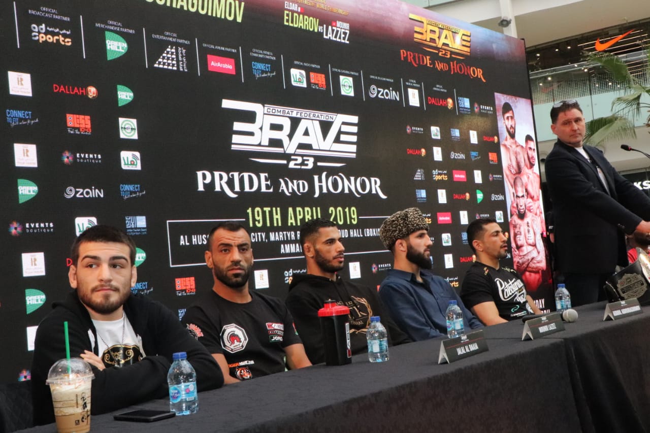 بطولة القتال الشجاع Brave 23.. أبطال الاردن