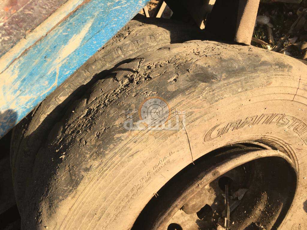 ترجيح أن تكون’اطارات الشاحنة‘ هي السبب